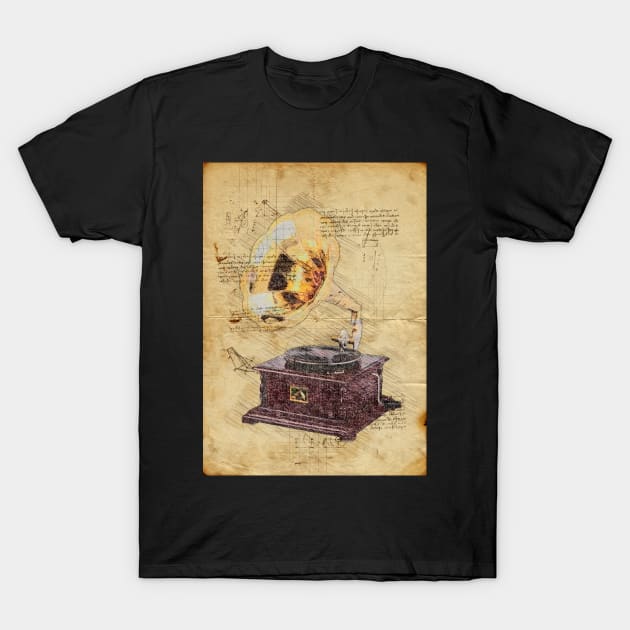 Gramophone T-Shirt by Durro